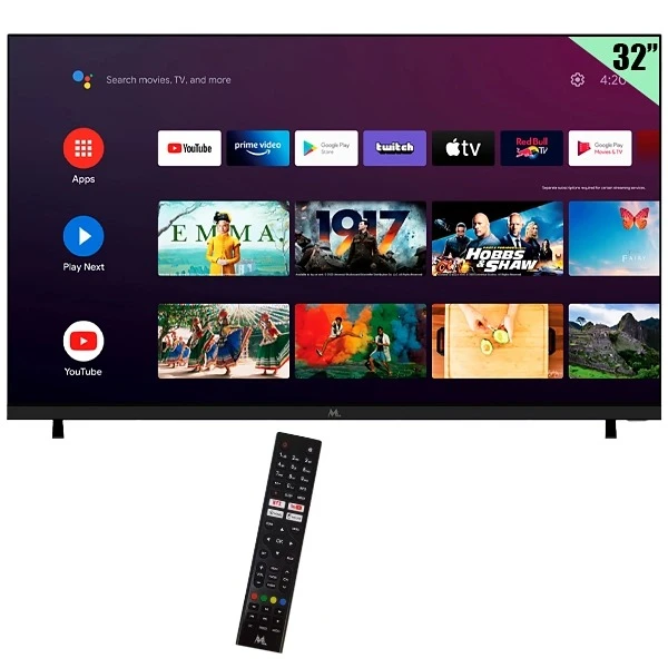 Anúncio: Smart TV LED 32" Mtek MY32FSPH HD Android TV Wi-Fi com Conversor Digital